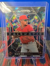 2025 Panini Prizm Baseball - Prizmatic Seaver King #4 Red Pulsar Prizm /399