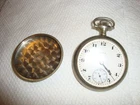 Antique Elgin Silverode Big Men`s Pocket Watch 15 Jewels with second hand AS-IS!