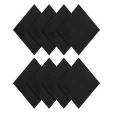 8 Pcs 6x6x1/8 Inches Adhesive Foam Padding Closed-cell Foam Sheet, Black