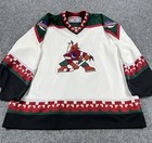 Phoenix Coyotes CCM Hockey Jersey White Kachina Blank Canada Air Knit - Size XXL