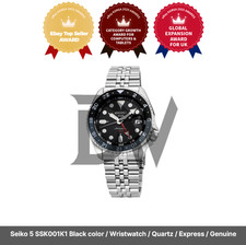 Seiko 5 SSK001K1 Black color / Wristwatch / Quartz / Express / Genuine