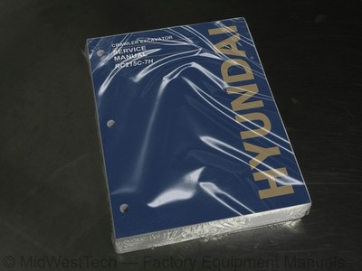 Hyundai RC215C-7H Crawler Excavator Service Manual Repair Shop Book