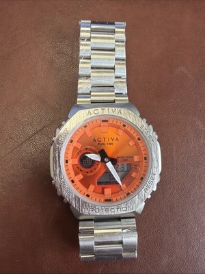 INVICTA ACTIVA DIGITAL UNISEX WATCH - ORANGE DIAL ACWM423-001