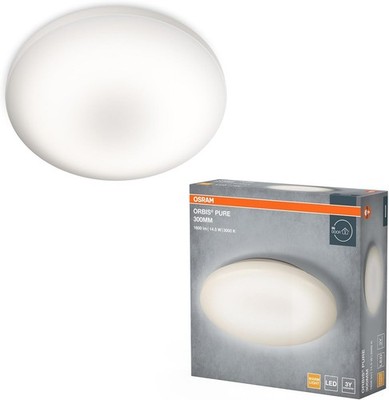 Osram Orbis Pure LED-Deckenleuchte Wandleuchte 300mm 15.5W, Anbauleuchte in Weiß