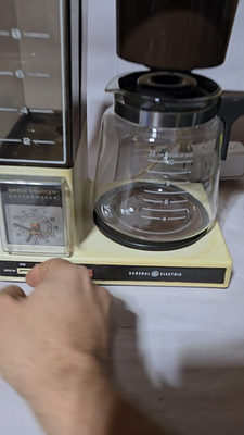 ビンテージ auto coffee maker Vintage GE Brew Starter 10700 12 Cup Automatic Drip Coffee Maker