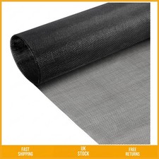 Durable Insect Screen Mesh Window Net Fresh Air Black 1.2m x 1m