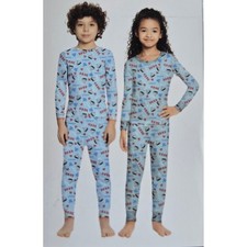 NWT Hershey's Kisses Kids Pajama Set Blue Valentine's Day 2-Piece Sz 6 Unisex