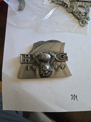 1999 HARLEY DAVIDSON HOG CHAPTER OFFICERS APPRECIATION PEWTER PLAQUE