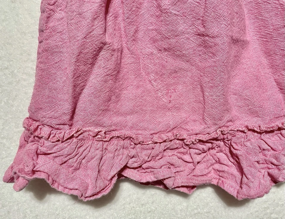 Lucky Penny Girls Ruffle Mini Skirt Preppy Pink Size 6 100% Cotton Dec. 2023 - Image 4 of 4
