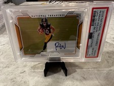 2025 Panini National Treasures  Roman Wilson Pittsburgh Steelers /99 PSA 10