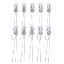 50X Mini 3/4/5mm Light Bulb Edison Light Bulb Warm White 24V 12V 6V
