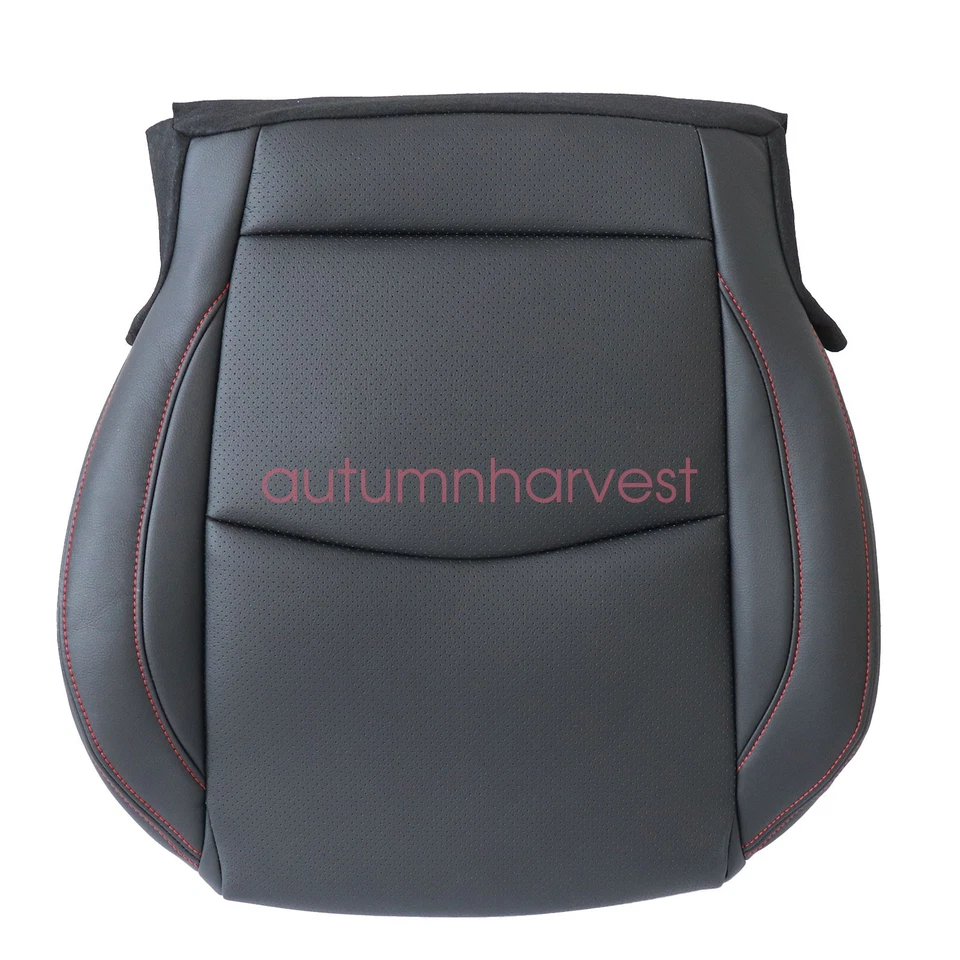 Cubierta de asiento de cuero perforada inferior negra para Mazda 3 GT GX 2014 a 2016 Foto 3 de 4