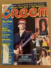Creem Magazine May 1979 &ndash; Elvis Costello Cover + The Clash + Ramones + Sid G-VG