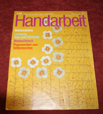 Zeitschrift  HANDARBEIT 3/86 Verlag für die Frau DDR  m. Schnittmuster
