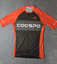 Coospo Man Cycling Jersey Short Sleeve Toad Bike Shirt Size L Rear Pockets