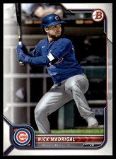 2022 Bowman Nick Madrigal Chicago Cubs #55