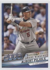 2020 Topps Decades Best Series 2 Award Winners Blue Albert Pujols #DB-81 4pn