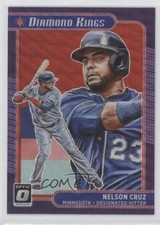 2021 Panini Donruss Optic Diamond Kings Red Wave Prizm Nelson Cruz #6 uk2