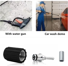 High Pressure Washer Hose Repair Kit, Hose Washers Insert Fittings Car Washer...