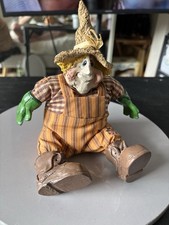 Russ Berrie Kathleen Kelly Critters Factory Scare E Crow Shelf Sitter Distress