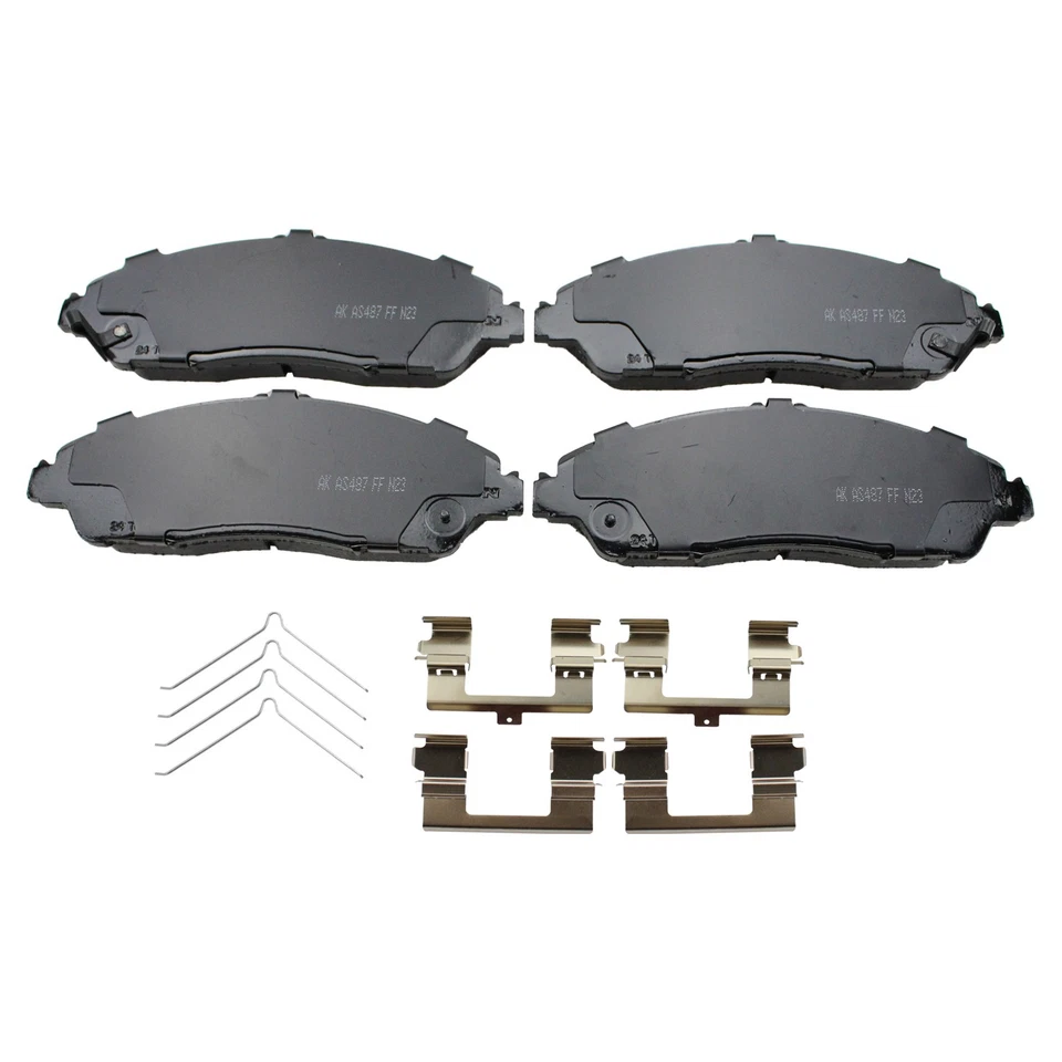 Akebono ProACT Front Ceramic Disc Brake Pad Set For Acura MDX ZDX Honda Pilot - Image 4 of 4