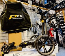 POWAKADDY CT6 EBS ELECTRIC GOLF TROLLEY *NEW HANDLE* TRAVEL COVER 24HR DELIVERY!