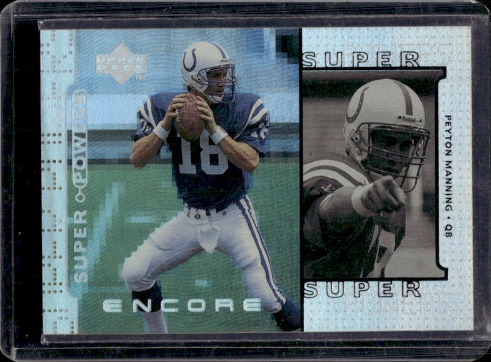1998 Upper Deck Encore Peyton Manning Super Powers Rookie RC #S8 Colts