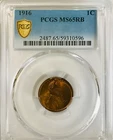 1916 Lincoln Cent PCGS M6565 RB