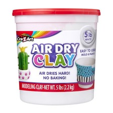 Air Dry Clay 5lb Bucket Natural White Modeling Clay for Sculpting Projects