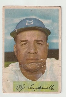 1954 Bowman Roy Campanella Brooklyn Dodgers Poor Condition