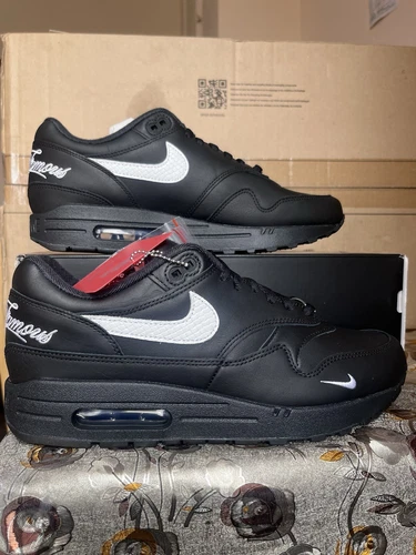 Supreme x Air Max 1 Noir 87 Commande Confirmée ✅ UK9,5 US 10,5