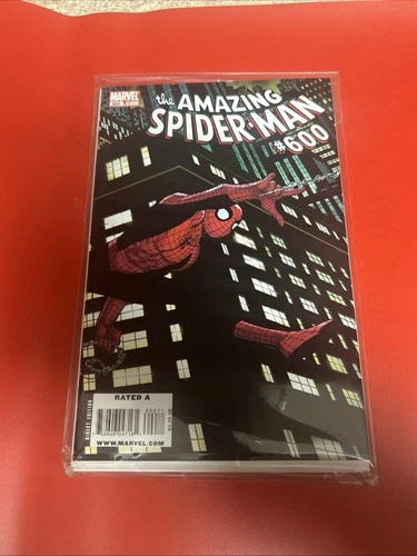 AMAZING SPIDER-MAN #600 (2009) JOHN ROMITA Jr Wraparound Cover | VF |