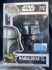 Funko Pop! Star Wars Samurai The Mandalorian with Grogu #772 Vinyl In Hand