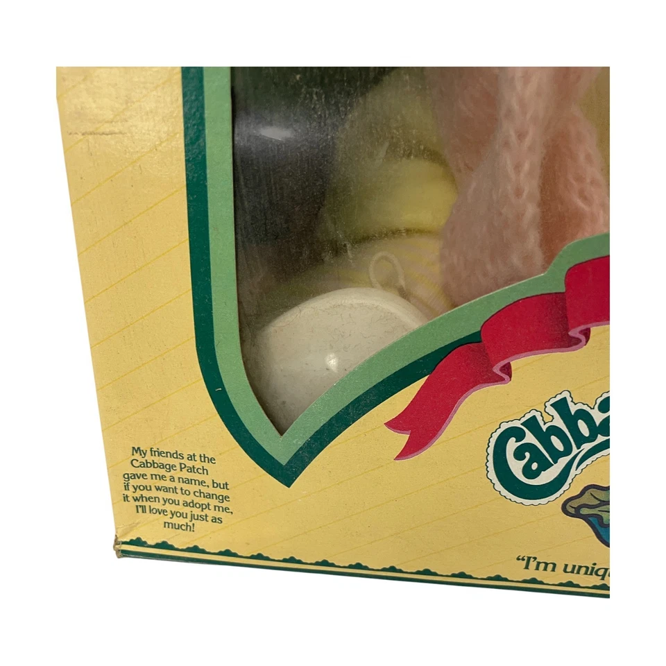 Boneca infantil vintage 1984 Coleco Cabbage Patch roupa amarela cabelo loiro #3900 - Imagem 3 de 4