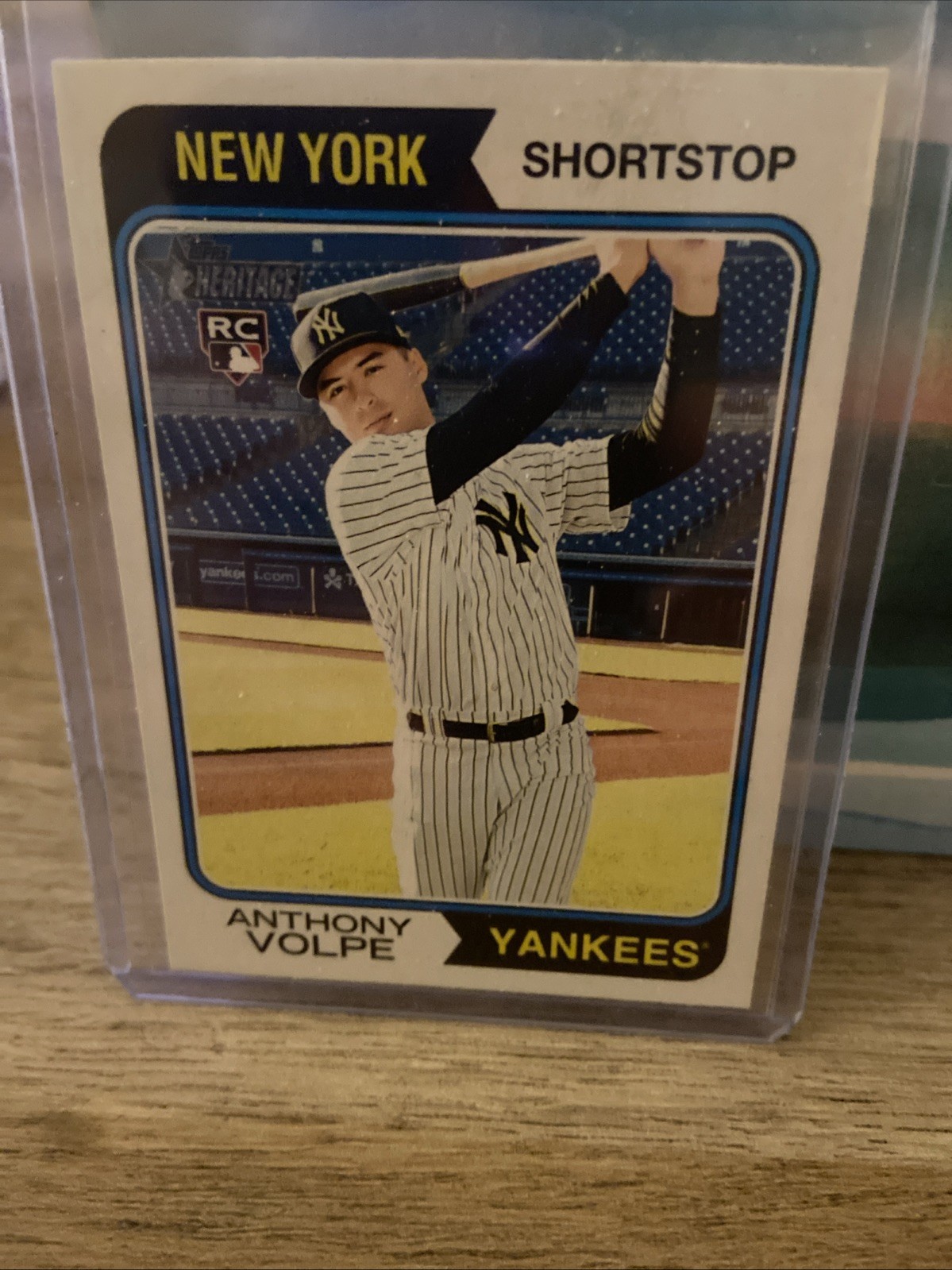 2023 Topps Heritage - Rookie Variation Anthony Volpe #282 (RC)