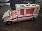 Vintage 1988 Barbie Magical Motorhome RV Camper Van White & Pink