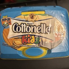 2009 Cottonelle Kids Flushable Wipes Dolphin Unopened reusable container