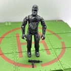 GI Joe Action Force Stalker w/Uzi Snake Eyes UK Palitoy Vintage Free Shipping