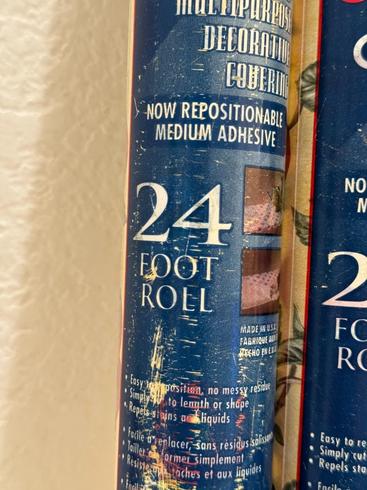 Cubierta decorativa marca Con-Tact 3 rollos - impresión Apple, 24 pies x 18 en cada EE. UU. Foto 3 de 4