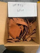 Genuine Leather Scrap, Remnants 20 lbs (lot 52)