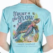 New Simply Southern Trust the Flow Turtle Size XL