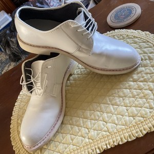 Altama USN White Leather Size 10 1/2        Men’s United States Navy Shoes