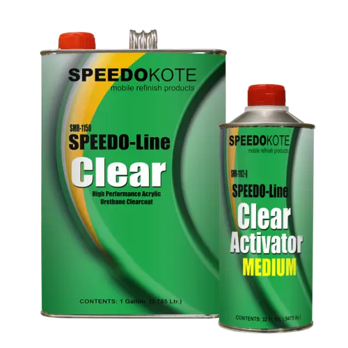 Clear Coat 2K Acrylic Urethane, SMR-1150/1102-Q 4:1 Gallon Clearcoat Medium Kit