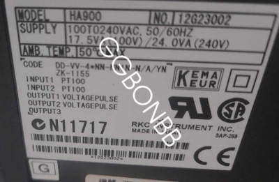 New  RKC HA900 NO：12G23002 DD-VV-4*NN-NN1N-N/A/YN ZK-1155 DHL or FedEX or UPS