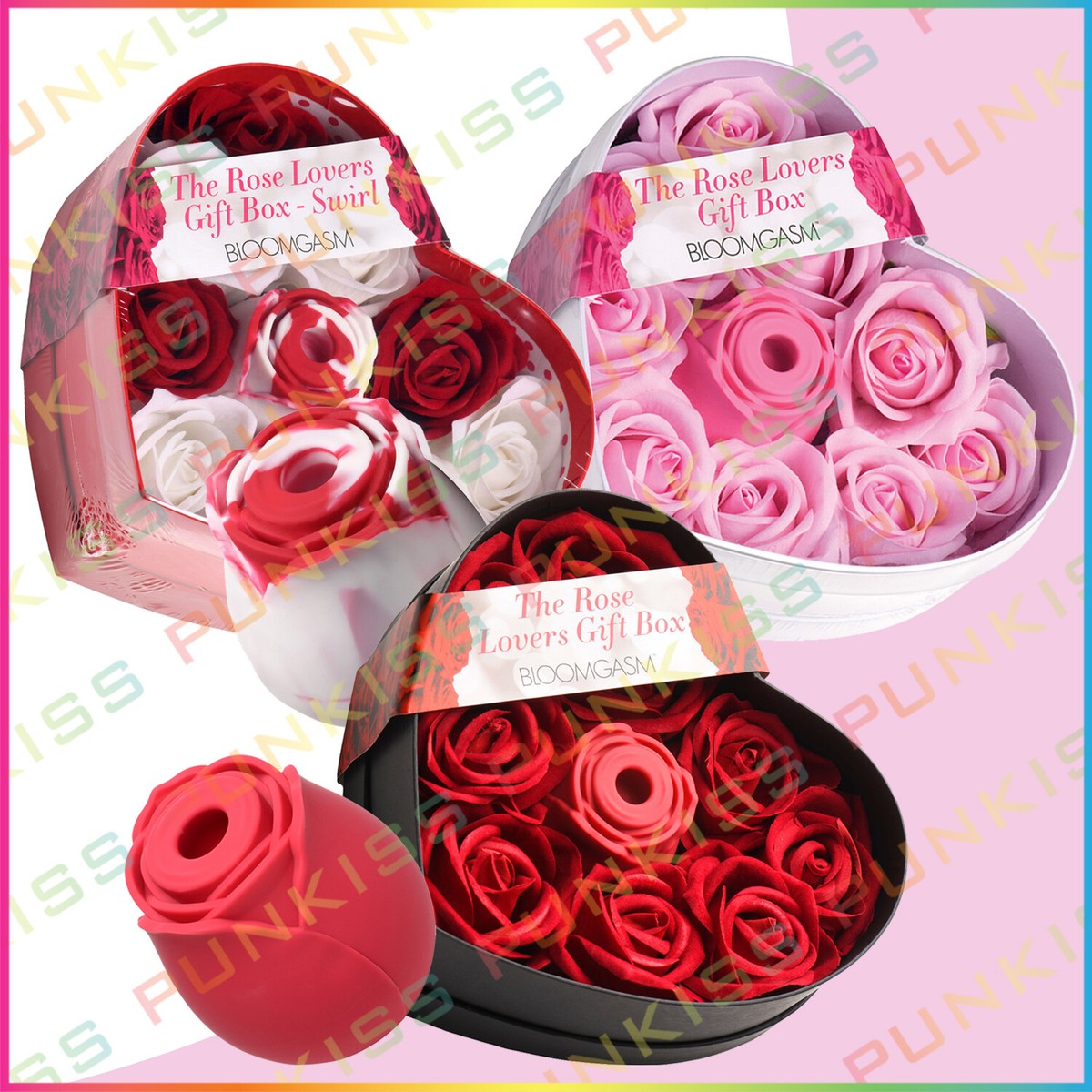 Bloomgasm ROSE Lovers Gift BoxClit Sucking Vibrator Thrusting Womens Sex  Toy | eBay