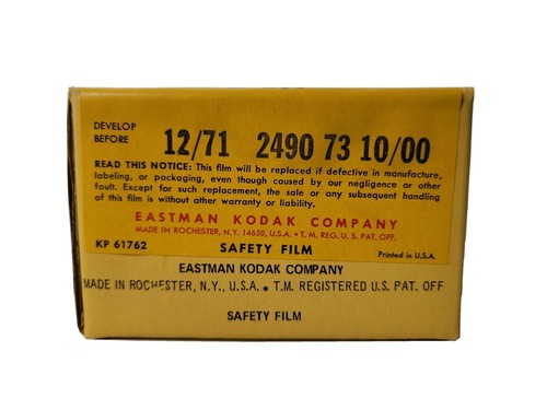 Vintage Kodak 3PK 2490 RAR Film Estar Base SP 206 3.5" x 40ft Exp 12/71 Sealed - Picture 6 of 10