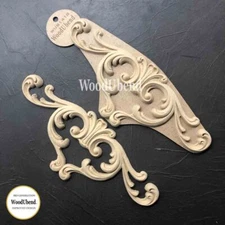 WoodUbend Heat Bendable Pack of Two Decorative Plumes WUB1418 11x28cm