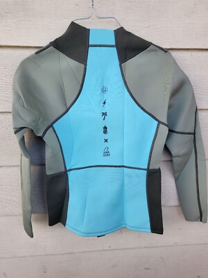 Hurley Advantage Plus 2/2 mm Wetsuit Surfing Full Zip Top Jacket