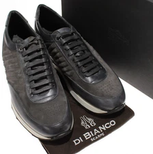 Di Bianco NWD The Daytona Leather / Suede Sneakers Size 12 US In Gray