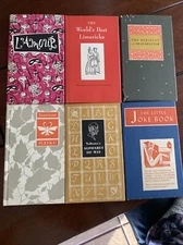 6 Vintage books from the Peter Pauper Press Very good cond LOT #1